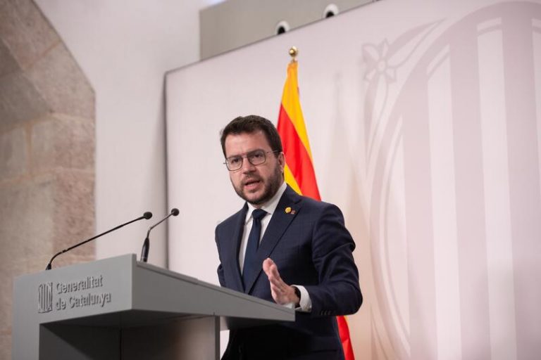 Aragonès ofrece sus condolencias a la familia de la bebé fallecida en La Bisbal (Girona)