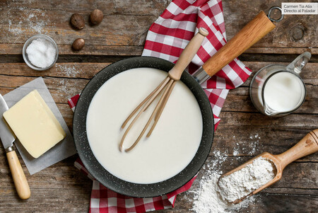 Primer paso: hacer la bechamel Coliflor 
