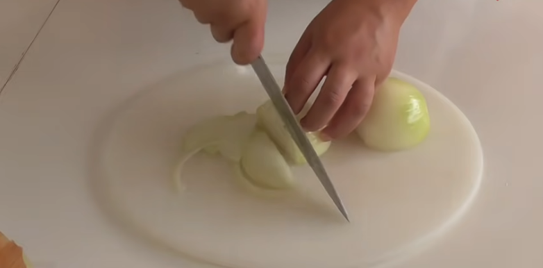 picar verduras