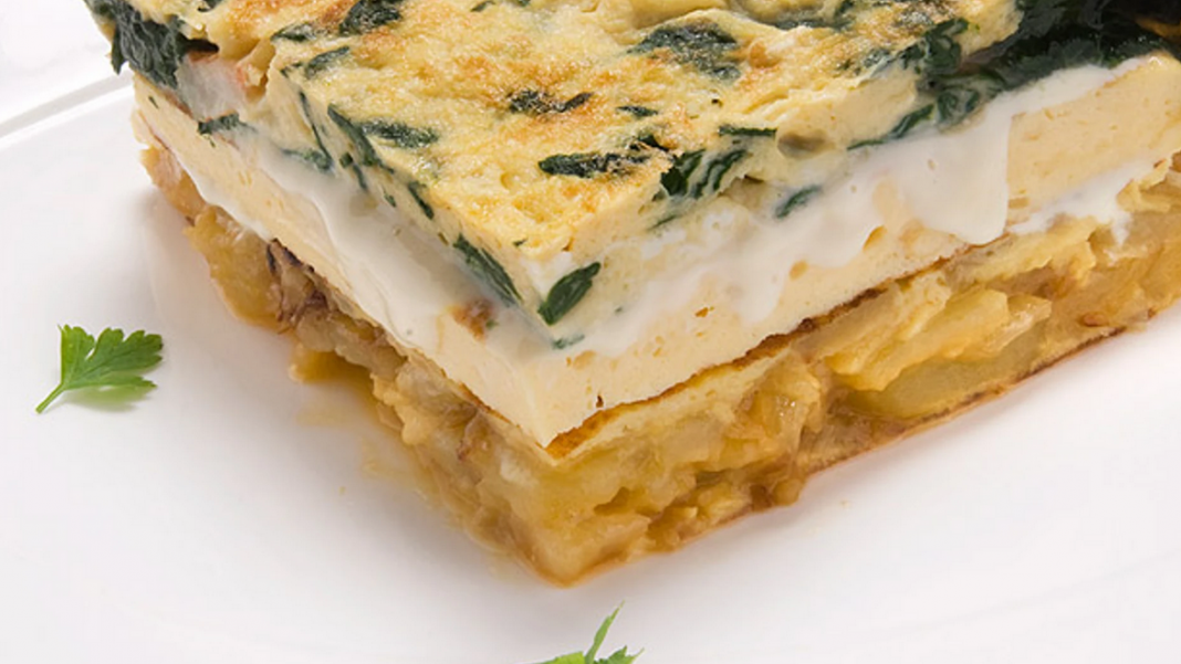 tortilla de tres pisos