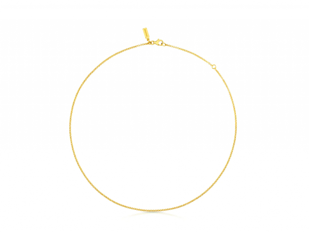 Gargantilla de plata vermeil Tous Chain