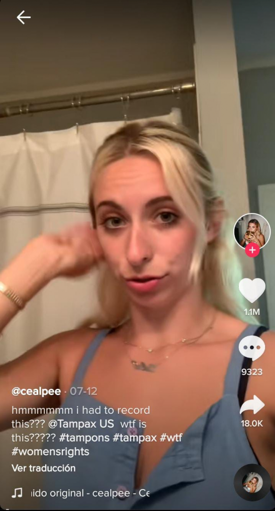 ¿Son seguros los tampones Tampax? El objeto misterioso que ha revolucionado Tik Tok