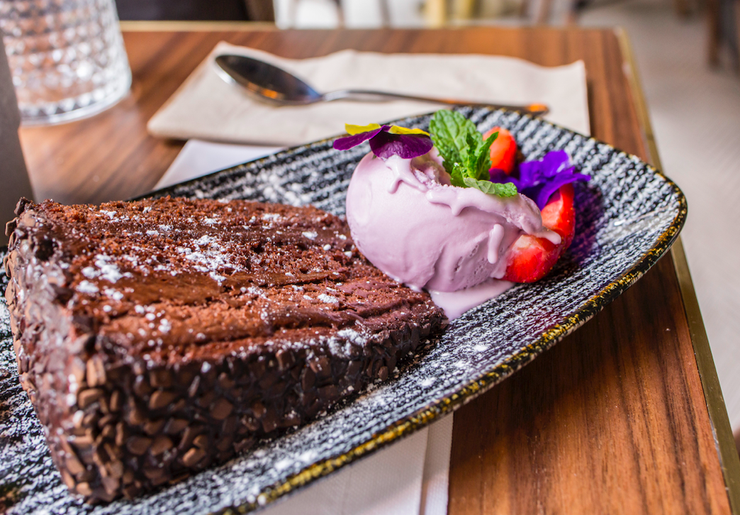 Escondite de Villanueva. Tarta de chcocolate