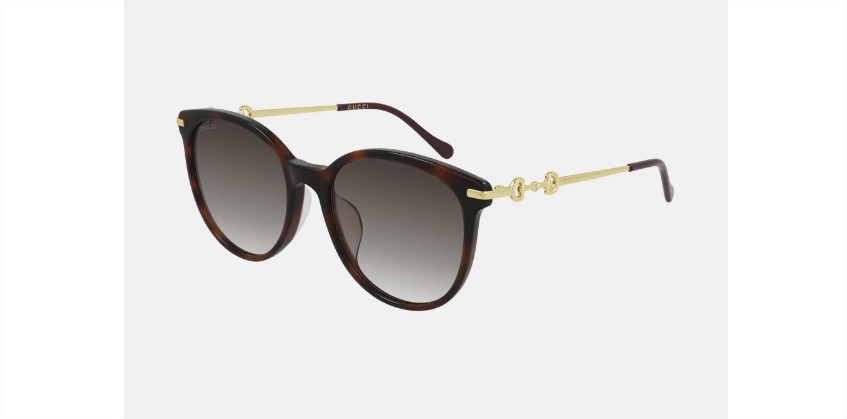 Gafas de sol cat eye de acetato marrones