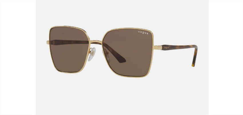 Gafas de sol de mujer Vogue cuadradas de metal dorado el corte inglés