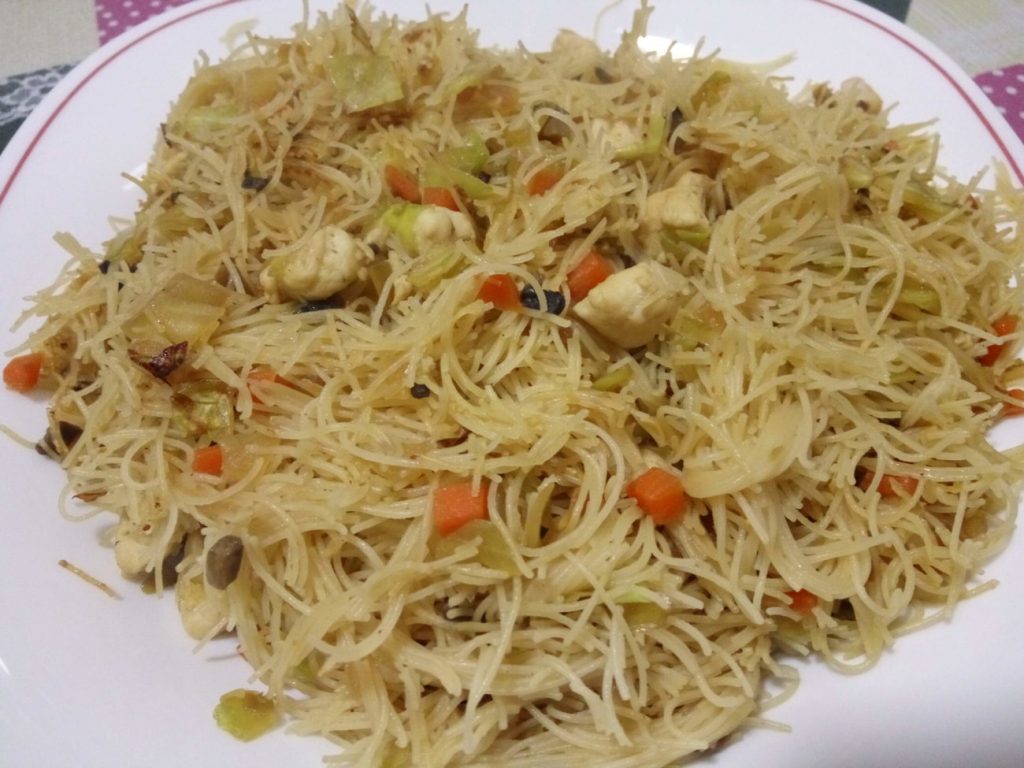 El momento de hacer nuestros fideos de arroz chinos