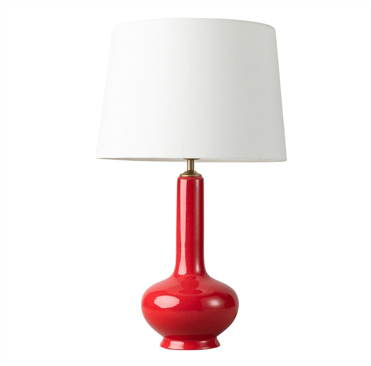 Lámpara de mesa de cerámica Bell