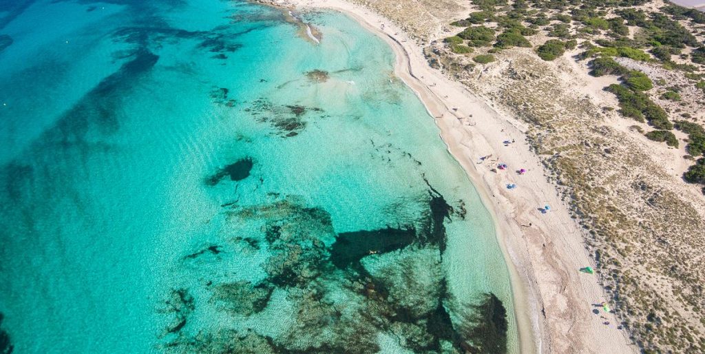 Playa de Ses Illetes en Formentera