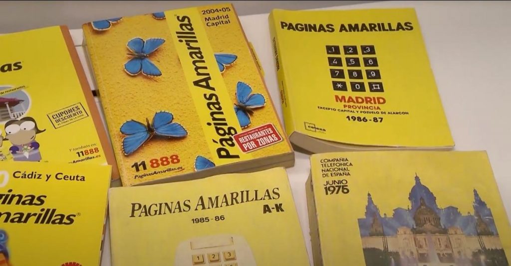 Las Páginas Amarillas llegaron de forma imprevista