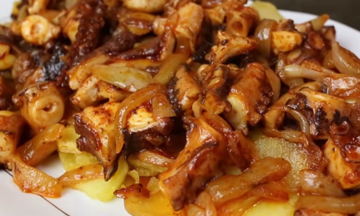Pulpo encebollado: la receta que, cuando la pruebes, harás para siempre