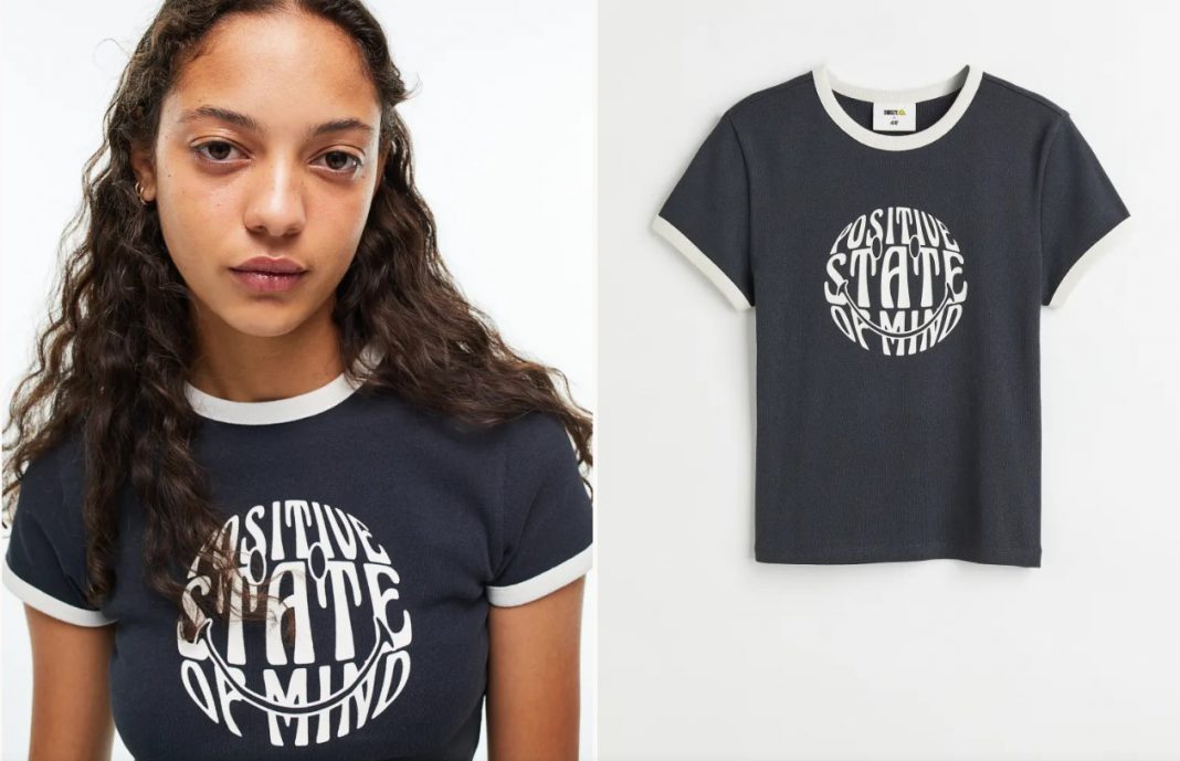 Camiseta con motivo estampado