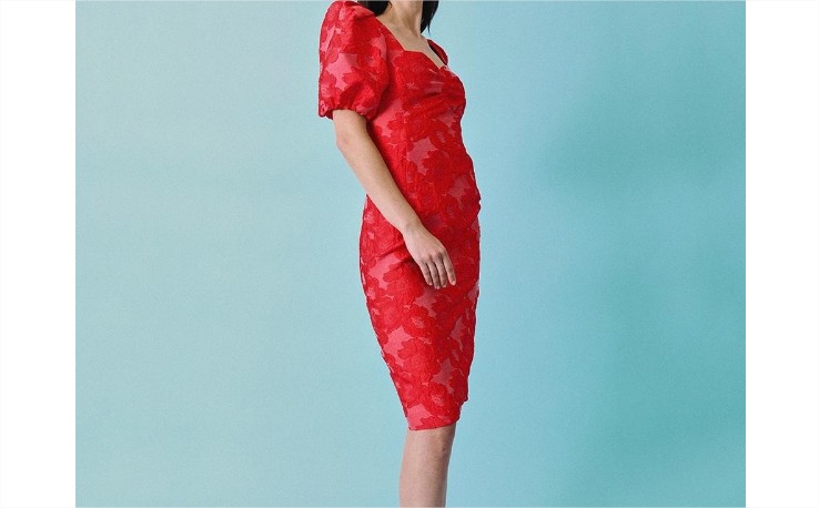 El Corte Inglés: el vestido midi de Morgan que está a mitad de precio y con el que lucirás increíble este verano 28 Vestido con manga abullonada y escote corazón