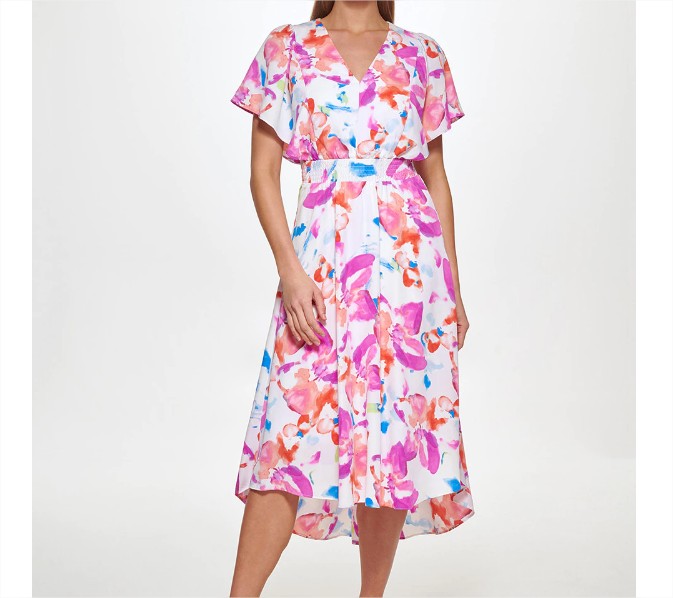 El Corte Inglés: el vestido midi de Morgan que está a mitad de precio y con el que lucirás increíble este verano 26 Vestido de manga corta y cuello en pico el corte inglés