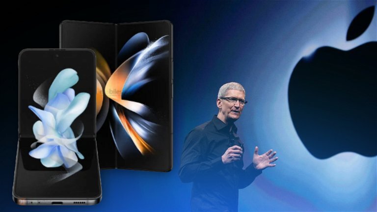 Apple samsung paneles plegables