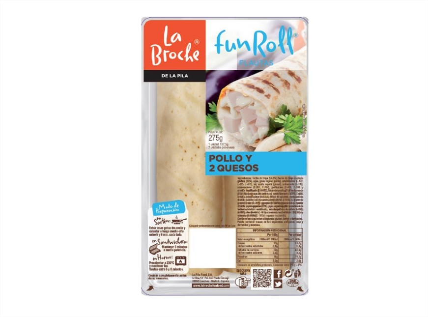 flautas pollo 2 quesos