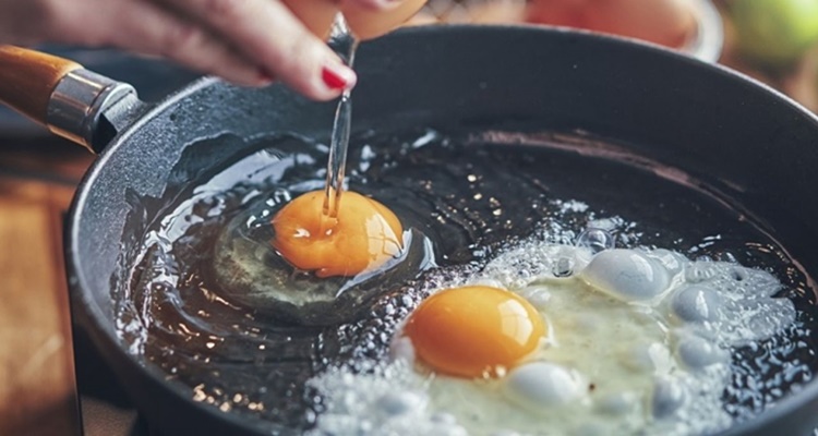 Freír cocina humo