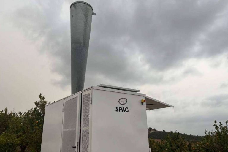 Las características del Sistema Antigranizo que ha salvado de la ruina a unos pocos agricultores de Calanda