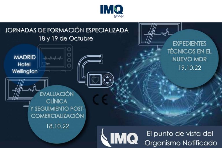 La nueva Directiva MDR de productos sanitarios, con IMQ Ibérica