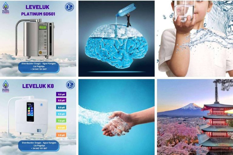Una de las tecnologías del Agua Kangen más avanzadas del mundo para obtener Agua Antioxidante, Alcalina y rica en Hidrógeno fresco, Enagic®