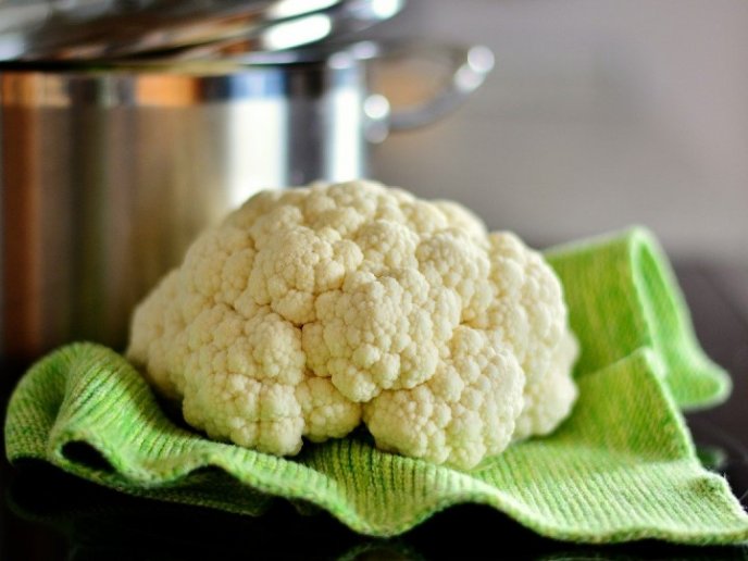 Tercer paso: limpiar la coliflor
