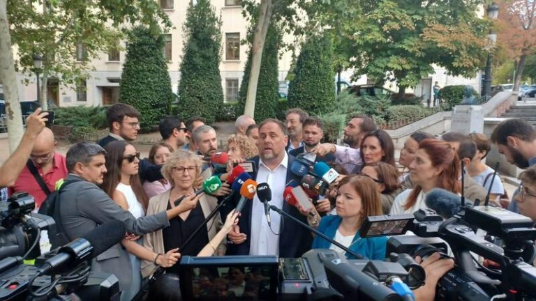 Junqueras (ERC) expresa su apoyo 