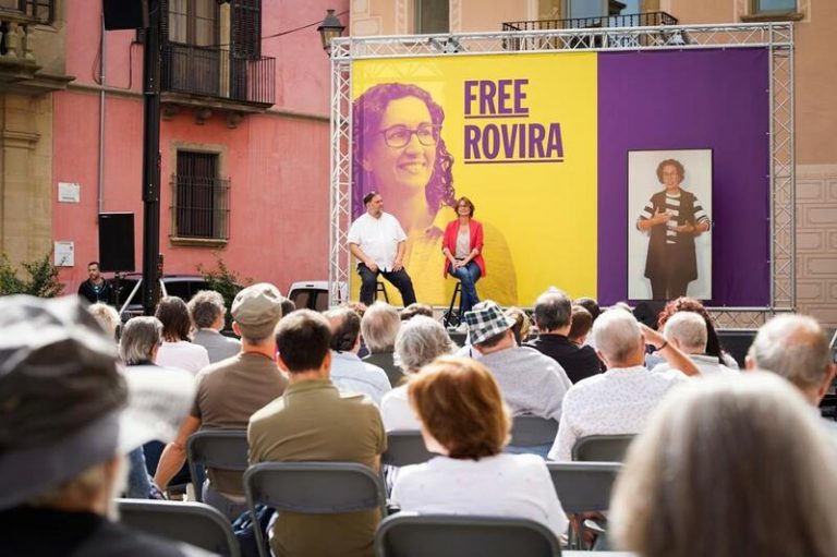 Junqueras, Rovira y Serret (ERC) defienden la solidaridad independentista 