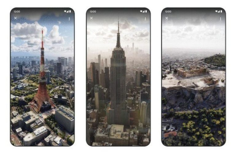 Google Maps amplía la inmersión con vistas aéreas fotorrealistas y las búsquedas sobre la marcha en Live View