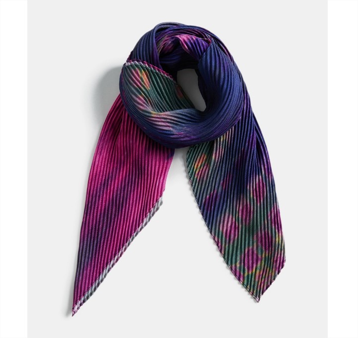 Bandana plisada multicolor el corte inglés