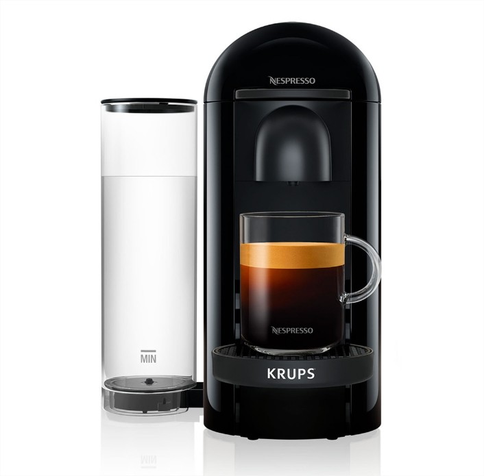 Cafetera de cápsulas Nespresso Krups Vertuo Plus para cápsulas Nespresso Vertuo