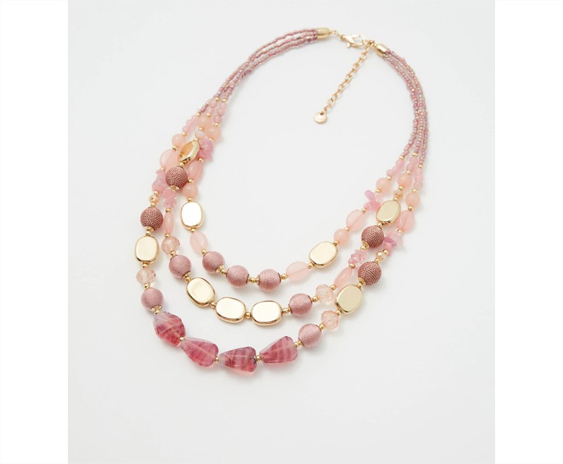 Choker vueltas bolitas