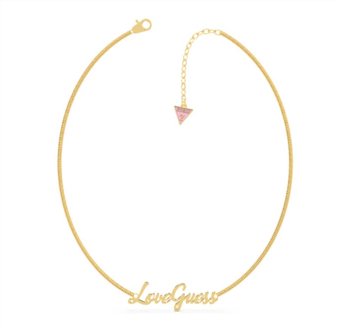 Collar Dream & Love de acero dorado