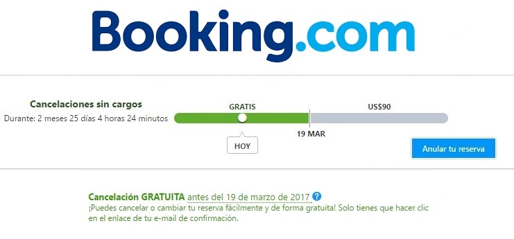 ¿Cómo se puede cancelar una reserva en Booking.com?