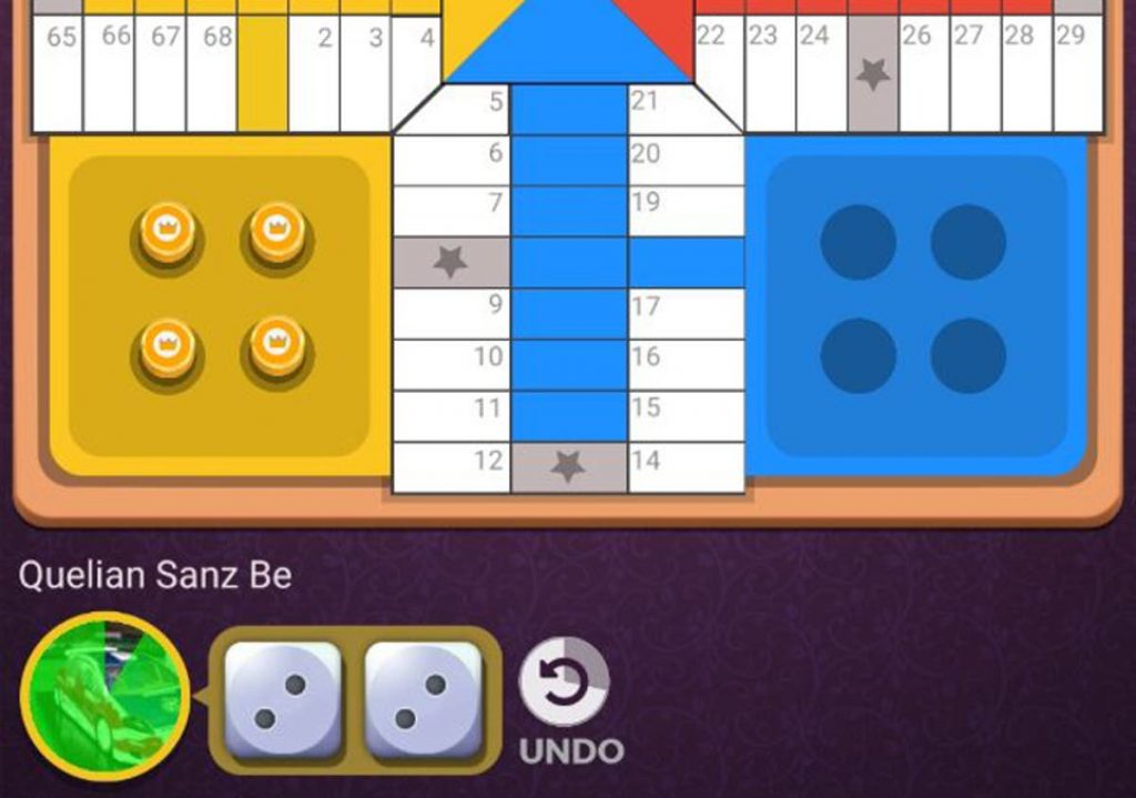 Parchís en un tablero para Android 