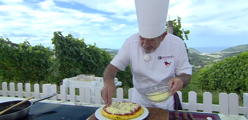 La tortilla de patatas hecha pizza de Arguiñano que ha batido récords