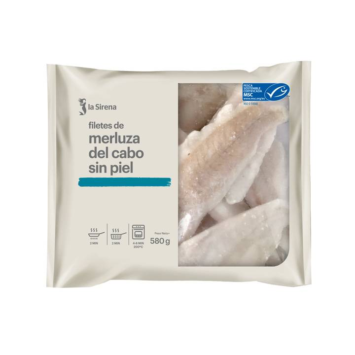 Lomos de merluza con piel, de La Sirena