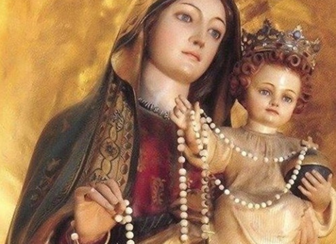 Nuestra Señora del Rosario es celebrada hoy, 07 de octubre, en todo el mundo