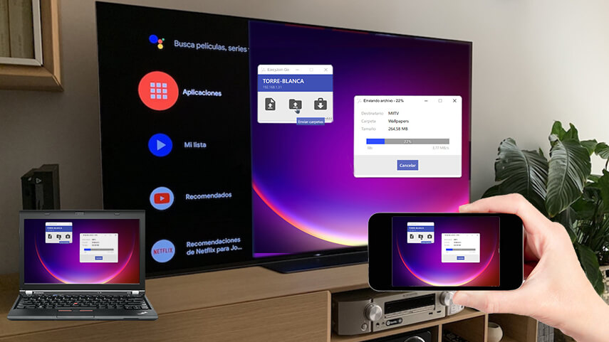 Transferencia de información entre dispositivos