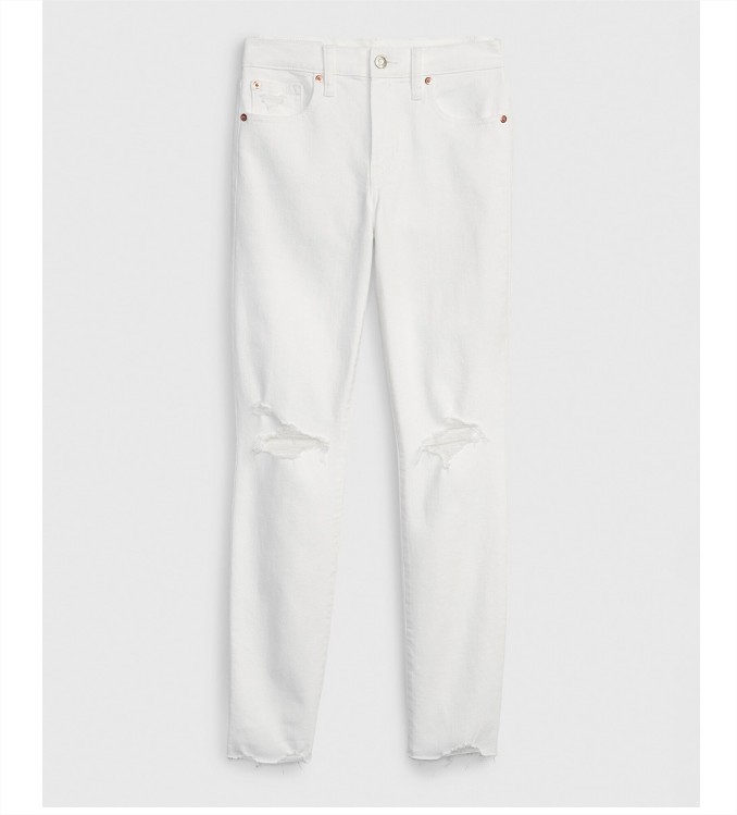 Vaquero de mujer pitillo con aberturas