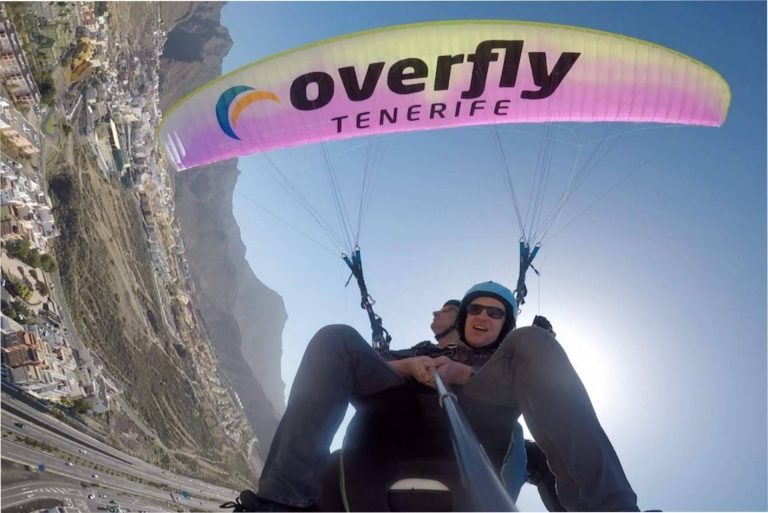 Overfly Tenerife y la práctica del vuelo en parapente en Tenerife sur