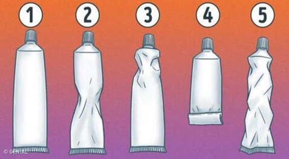 El test visual de la pasta dental