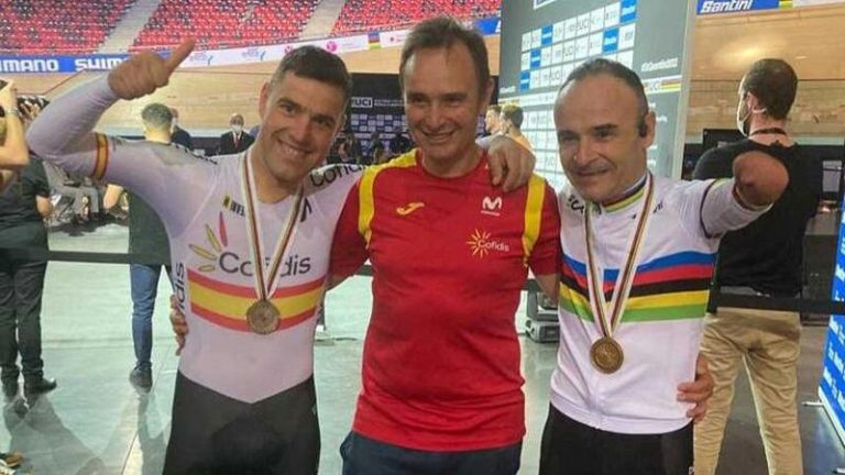 Ricardo Ten se viste de arcoíris con récord del mundo en los Mundiales de Ciclismo en Pista Adaptado