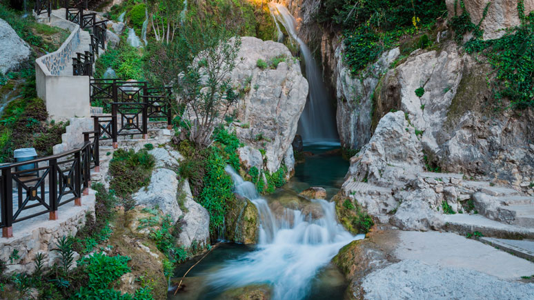Las Fuentes del Algar en Alicante