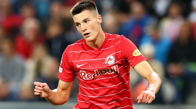 Jóvenes promesas que podrían llegar al Real Madrid o al Barcelona 51 Benjamin Sesko, uno de los jóvenes que podría fichar para el Real Madrid o Barcelona