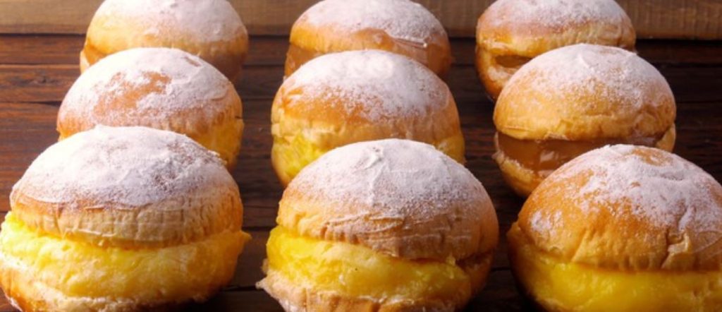 Berlinas rellenas de crema: la merienda más dulce que nadie resiste