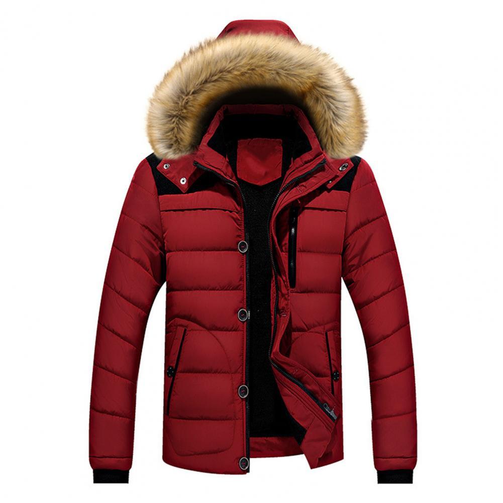 Chaqueta de invierno para hombre Parkas c lidas ropa de calle Extra gruesa acolchada a prueba 1