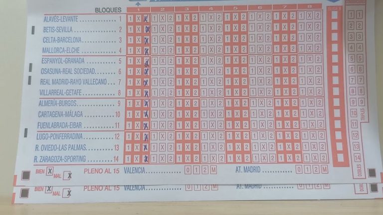 Cómo rellenar una quiniela de fútbol