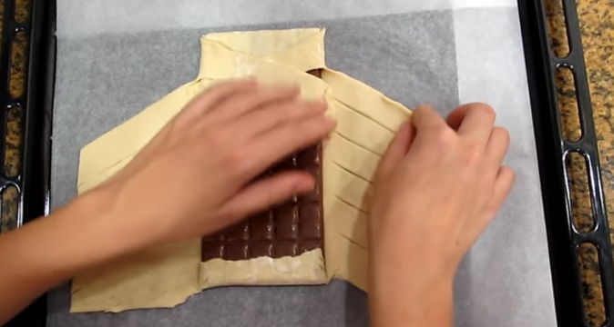 El hojaldre con chocolate que harás en 10 minutos