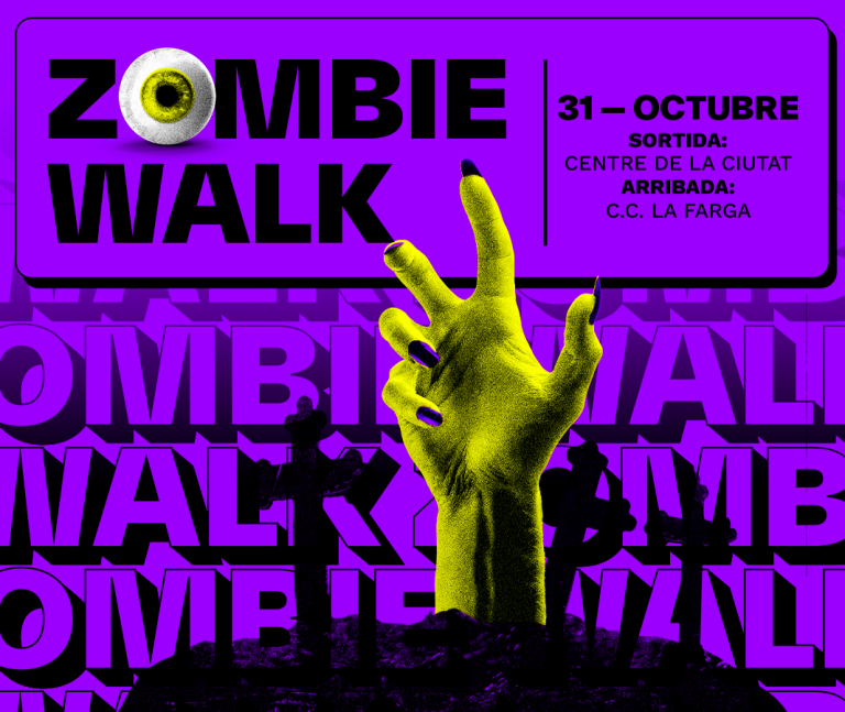 El C.C. La Farga organiza una gran marcha zombie por las calles de L’Hospitalet para este Halloween