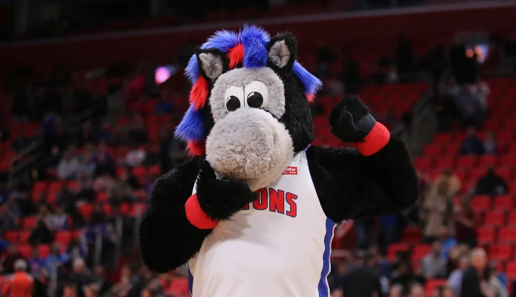 Este es el listado completo de todas las mascotas de la NBA 17 Hooper, de Detroit
