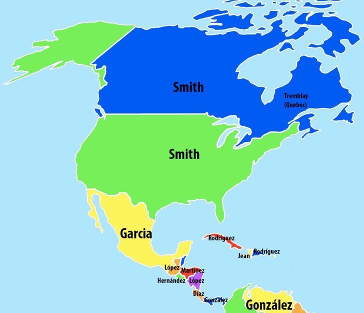 ¿Cuál es el apellido más común en tu país?